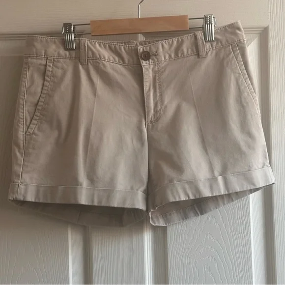 Banana Republic Tan City Chino Shorts Women’s Size 4 - Picture 2 of 6